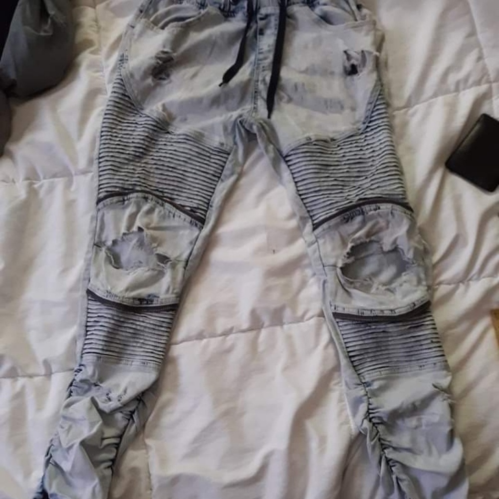 Men's Black Jean Joggers
